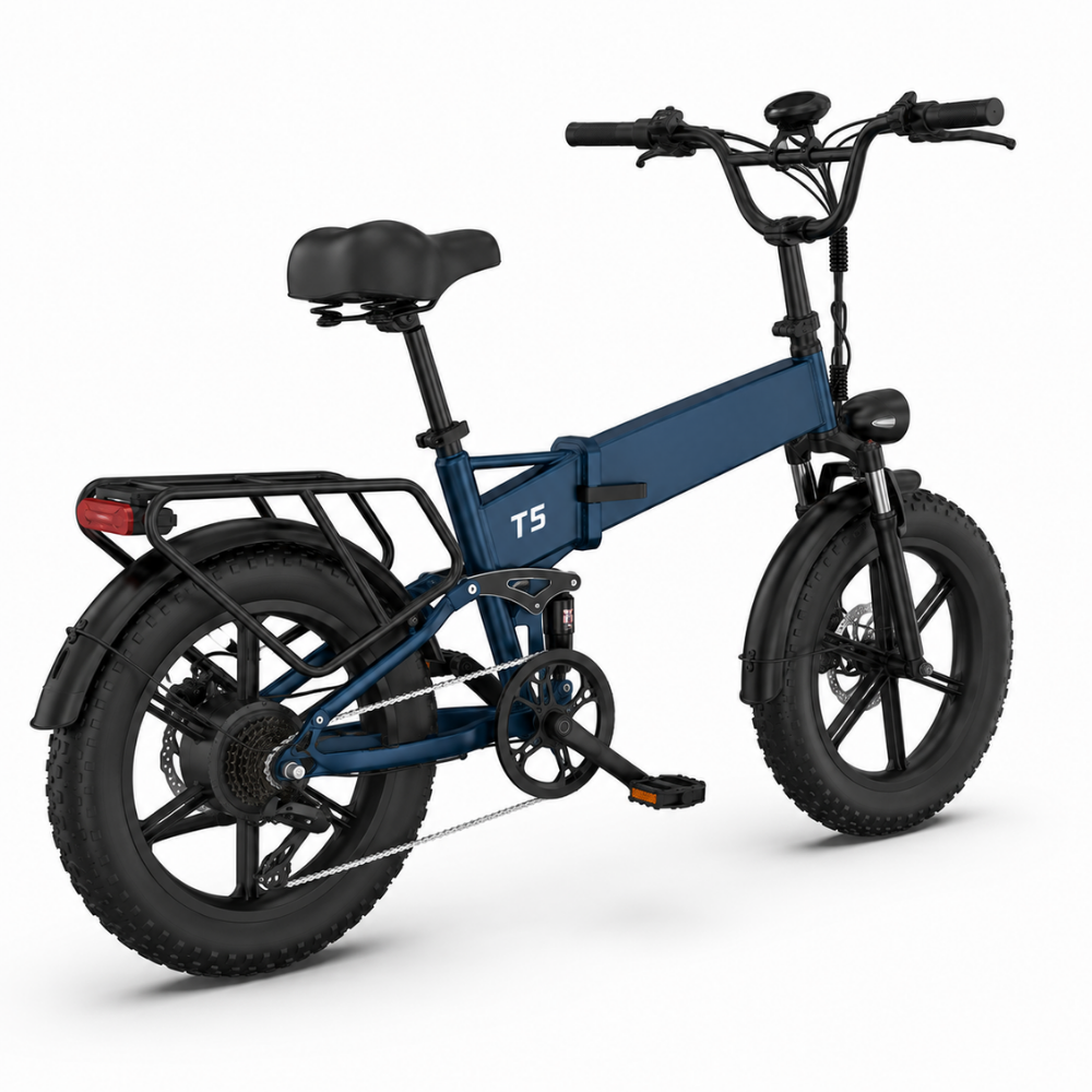 VELKOOR T5 folding fat tyre electric bike