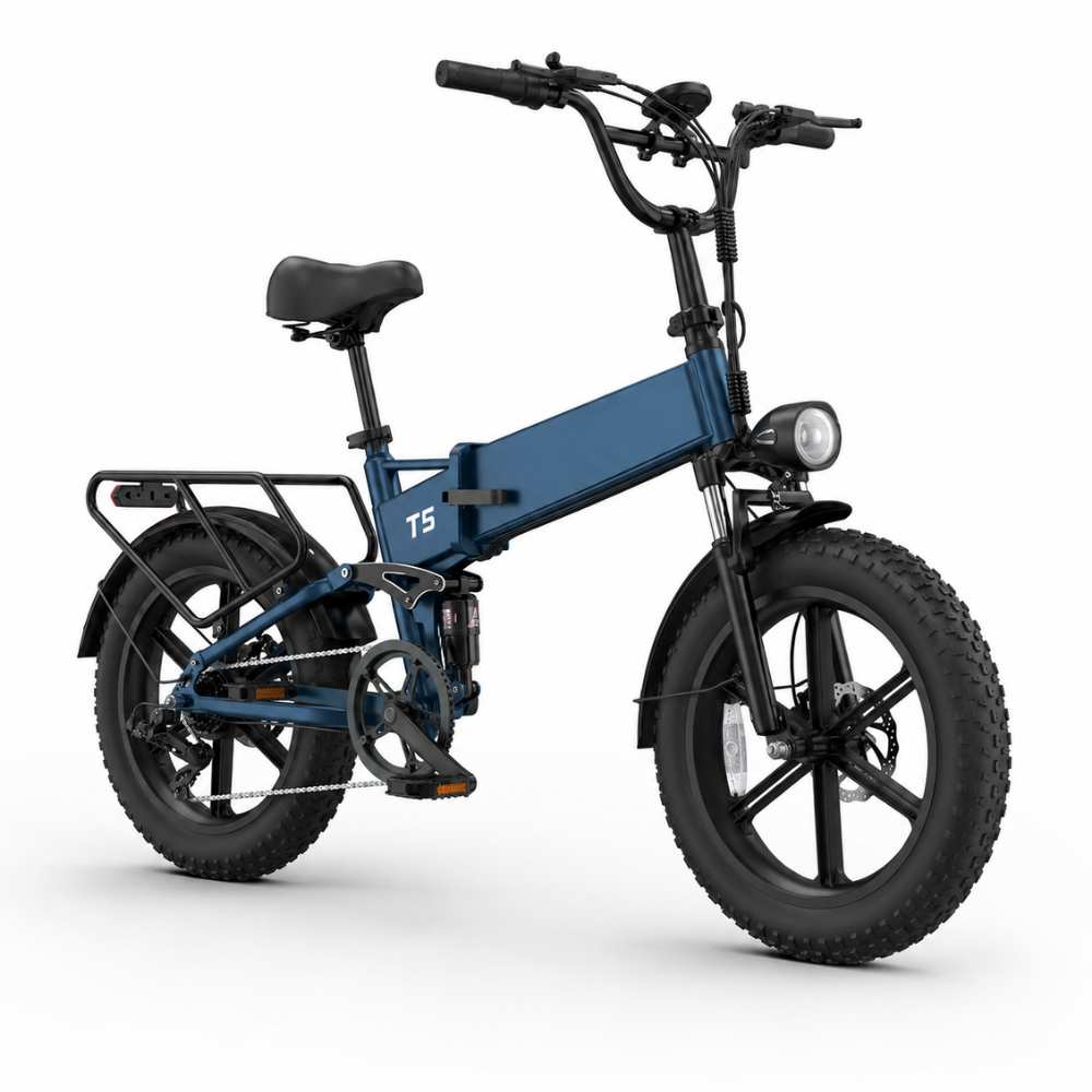 VELKOOR T5 folding fat tyre electric bike