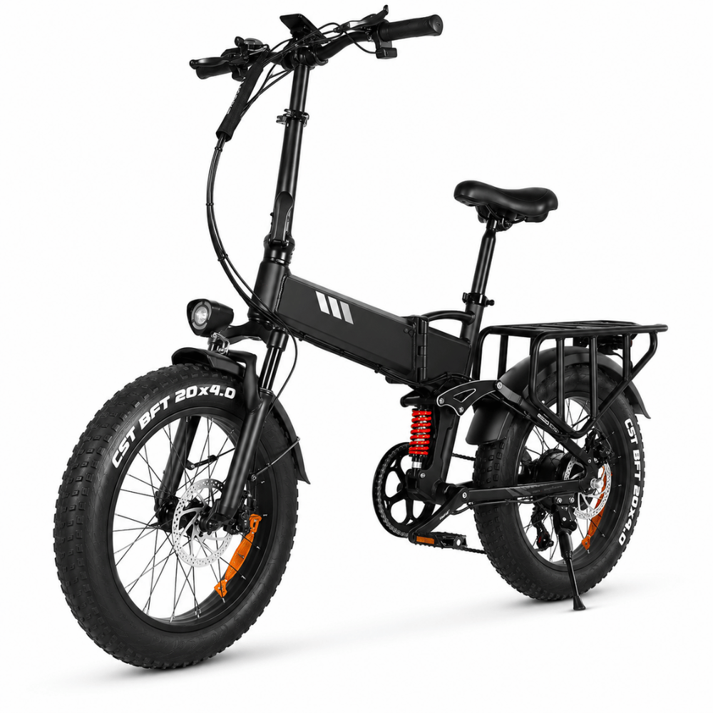VELKOOR RS-A02 PRO folding full suspension electric bike